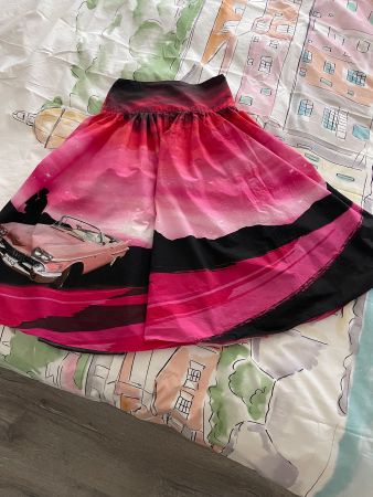 Jupe à volant PINKO taille 34-36 EUR, longueur 74 cm