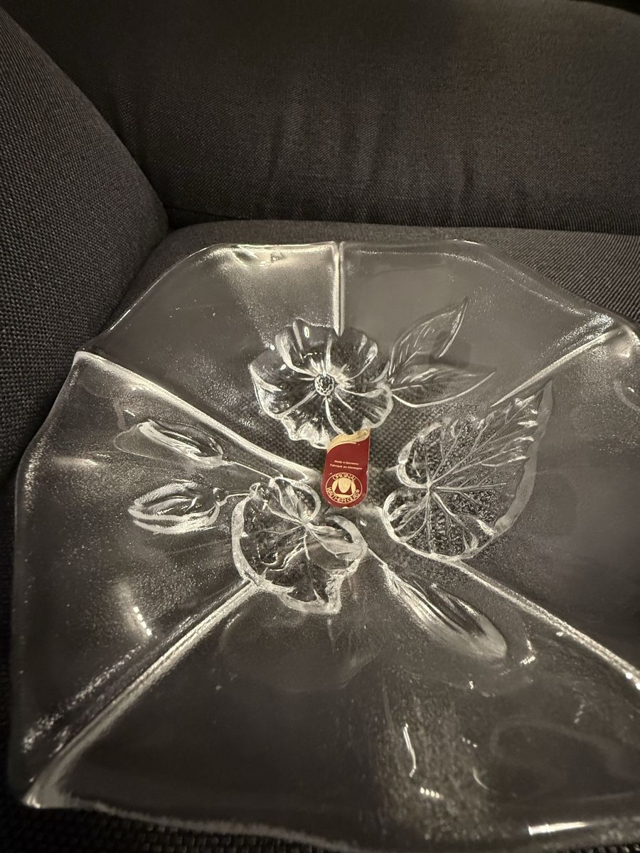 Walther Glas Ciotole: Glasschale Walther Glas 3D Optik – Usato da Buchs SG venduto da and_d8tp 3
