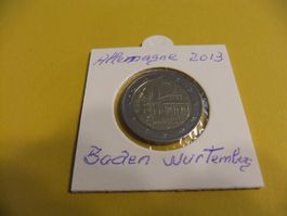 2 Euros Allemagne de 2013 Baden Wurtemberg