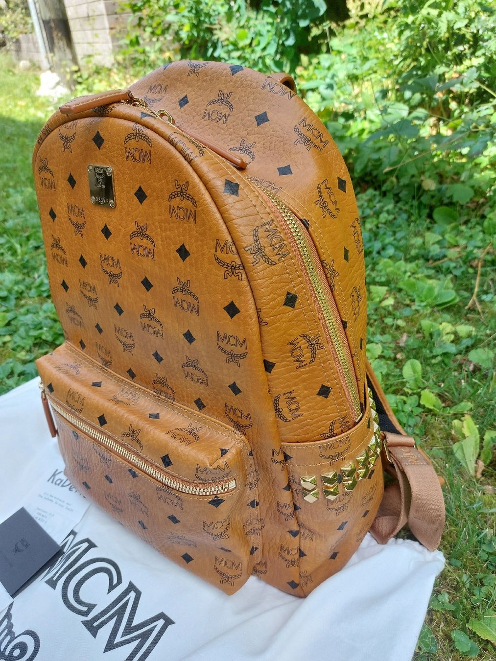 Mcm Zaini: Orig. MCM Visetos Monogram Rucksack large – Nuovo (secondo la descrizione) da Balsthal venduto da Trendline55 1