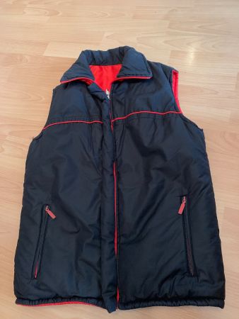 Jolie doudoune sans manches réversible vintage t. M