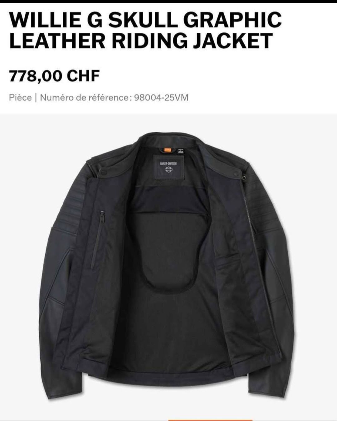 Harley-Davidson Caschi & visiere: Casque + Veste cuire Harley Davidson  – Usato da Boulens venduto da Keke311 9