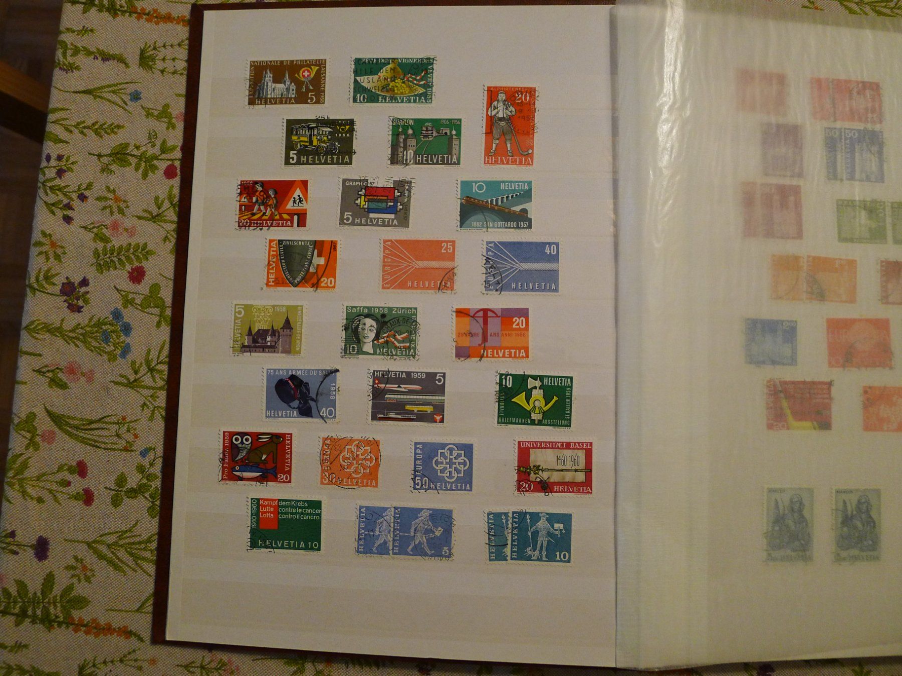 Tous les timbres: Briefmarkenalbum vorwiegend CH – D'occasion à Dagmersellen par Zwitschzwitsch