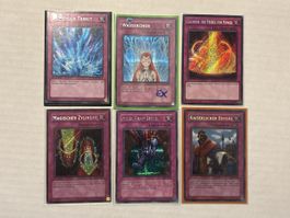 Yugioh Fallen Paket 6 X Secret Rare Oldschool