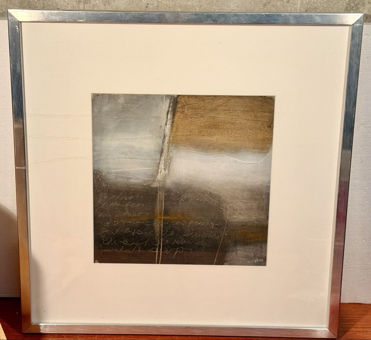 Dipinti: Modern Abstract Art Framed signed Painting  – Usato da Lausanne venduto da vas_mbk2