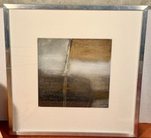 Modern Abstract Art Framed signed Painting 
