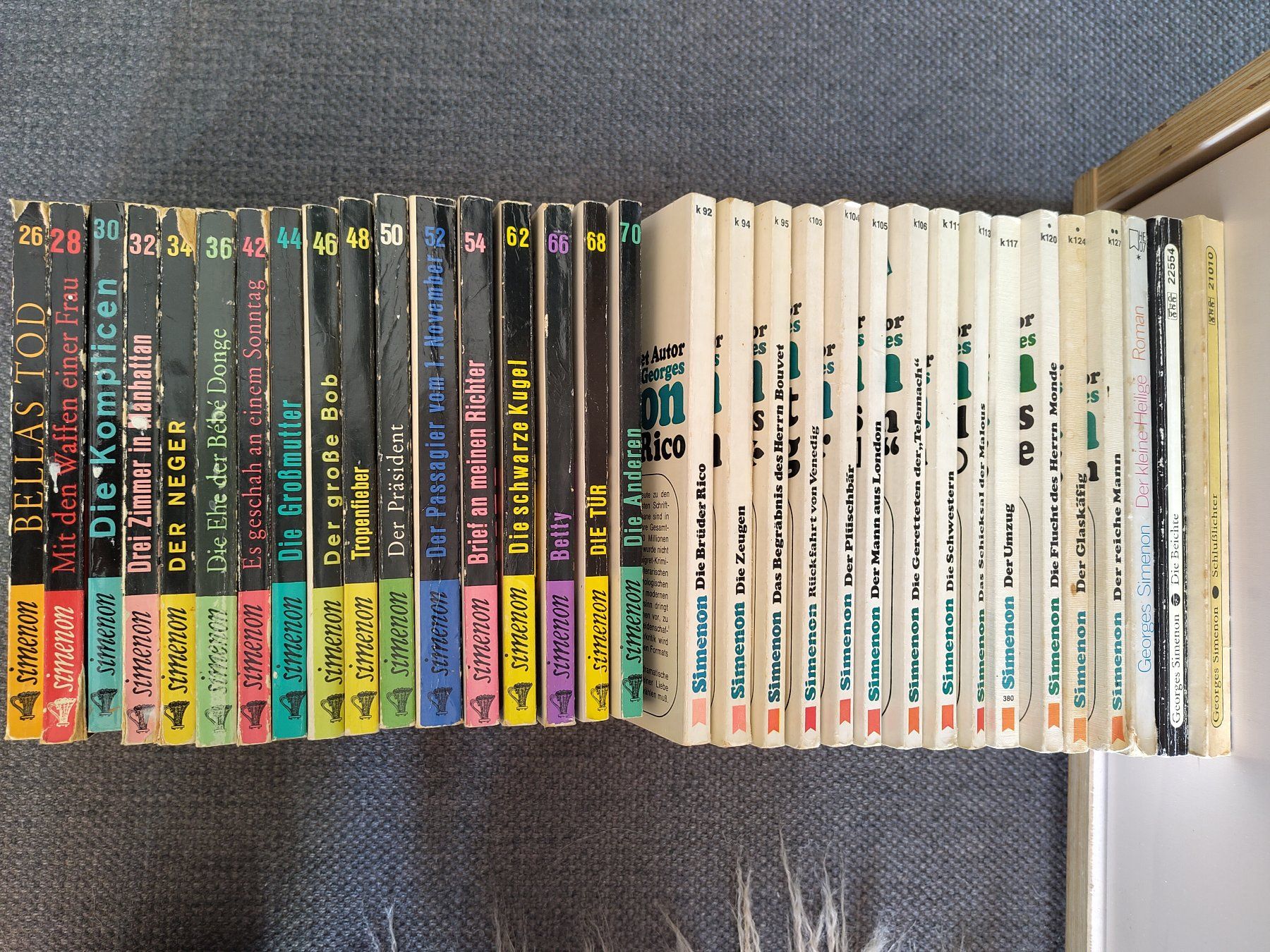 Bücher: 33 Simenon-Romane non-Maigret – Gebraucht aus Sarnen von DokRak