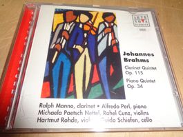 JAHANNES BRAHMS - CLARINET QUINTET OP.115 / PIANO QUINTET 34