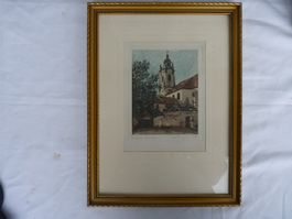 Radierung Original H.Schindler 31x41cm