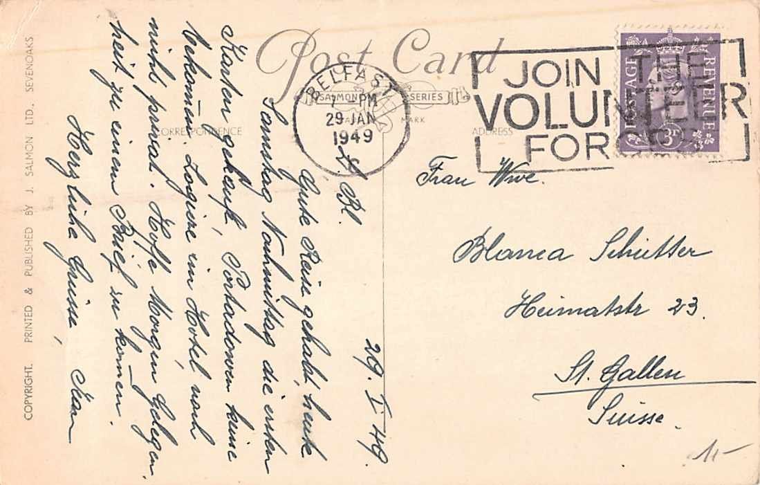 Cartes postales: 2 alte Ansichtskarten VERKEHR in BELFAST, RUBGY – D'occasion à Lufingen par TopAnsichtskarten 1