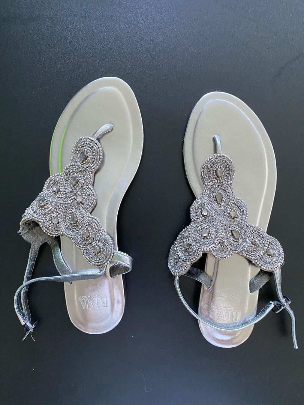Scarpe da donna: Zehensandale Leder silber – Nuovo (secondo la descrizione) da Freidorf TG venduto da sito75 2