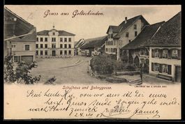 Gelterkinden, Schulhaus und Bohnygasse