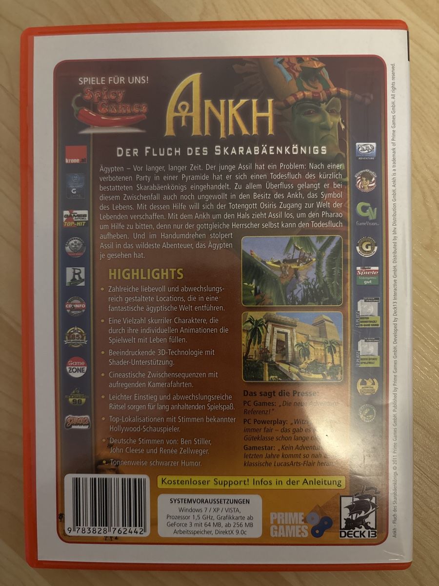 Jeux: Ankh, der Fluch des Skarabäenkönigs – D'occasion à St. Gallen par sabrina_19 1
