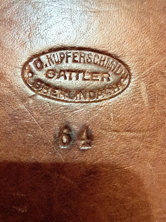 Ledertasche O.Kupferschmid Sattler Militär  2