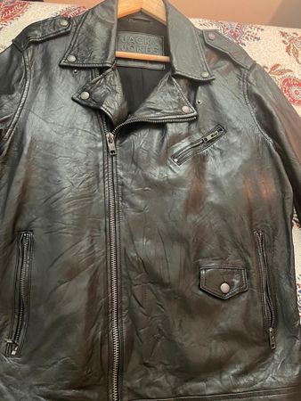 Jacket Jack & Jones black motorbyke stile 