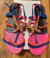 ALBANO Ledersandalen, Gr. 40, wie neu, Sommer-Look!
