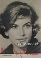 Brigitte Krause (1929-2007) Schauspielerin - sign. Foto