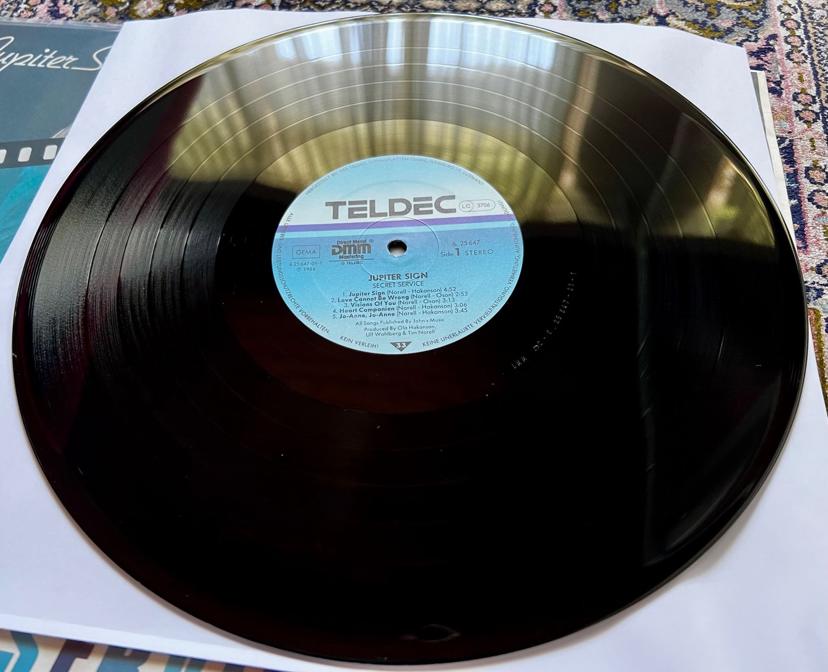 LP Synth-pop Sweden Secret Service Jupiter Sign TOP ZUSTAND (Gebraucht ...