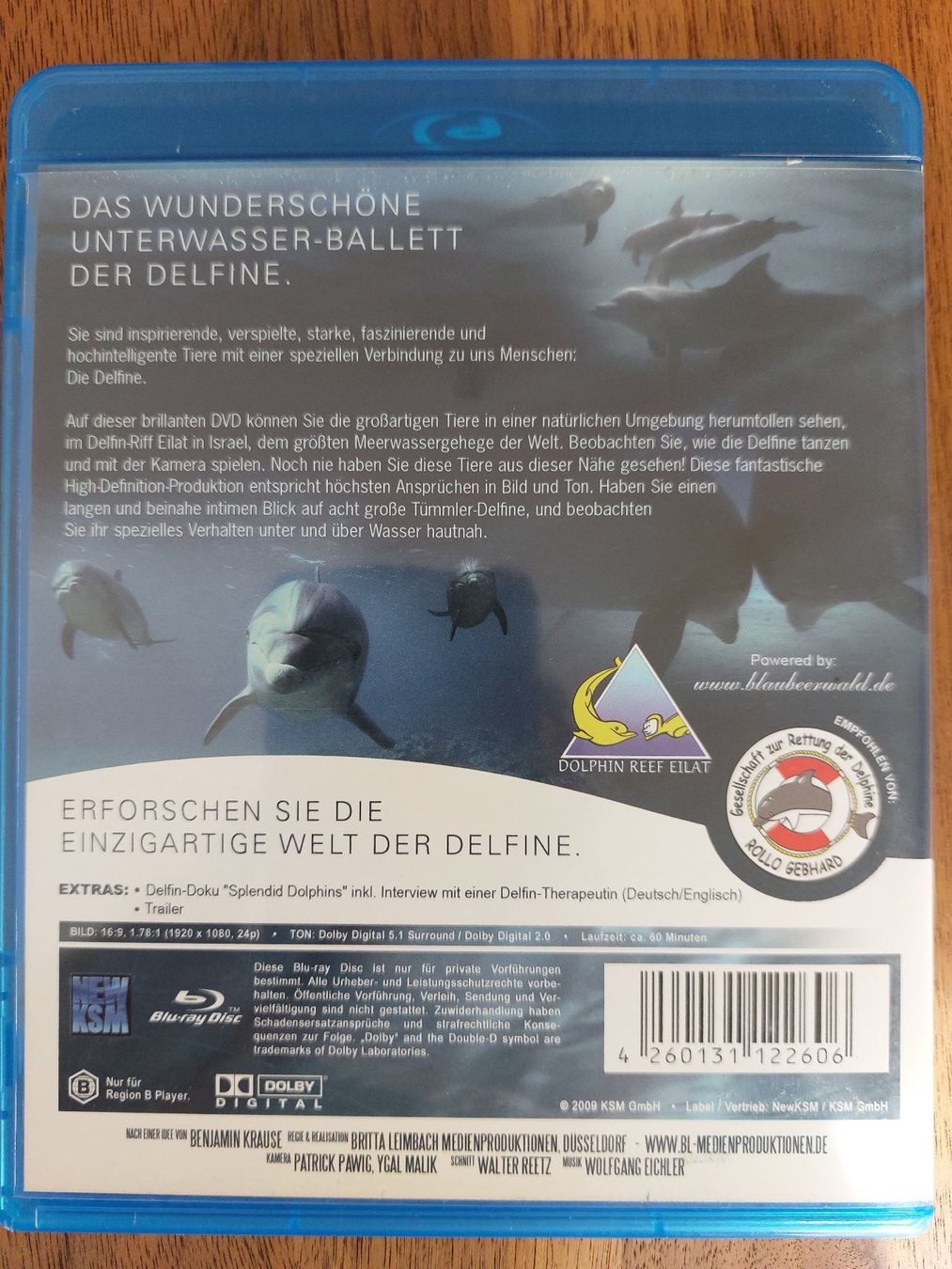 Tutti i DVDs: Blu Ray - Dolphins in the Deep Blue Ocean – Usato da Rheinfelden venduto da FilmAuktion 1
