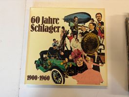 6 Langspielplatten , 60 Jahre Schlager  1900-1960