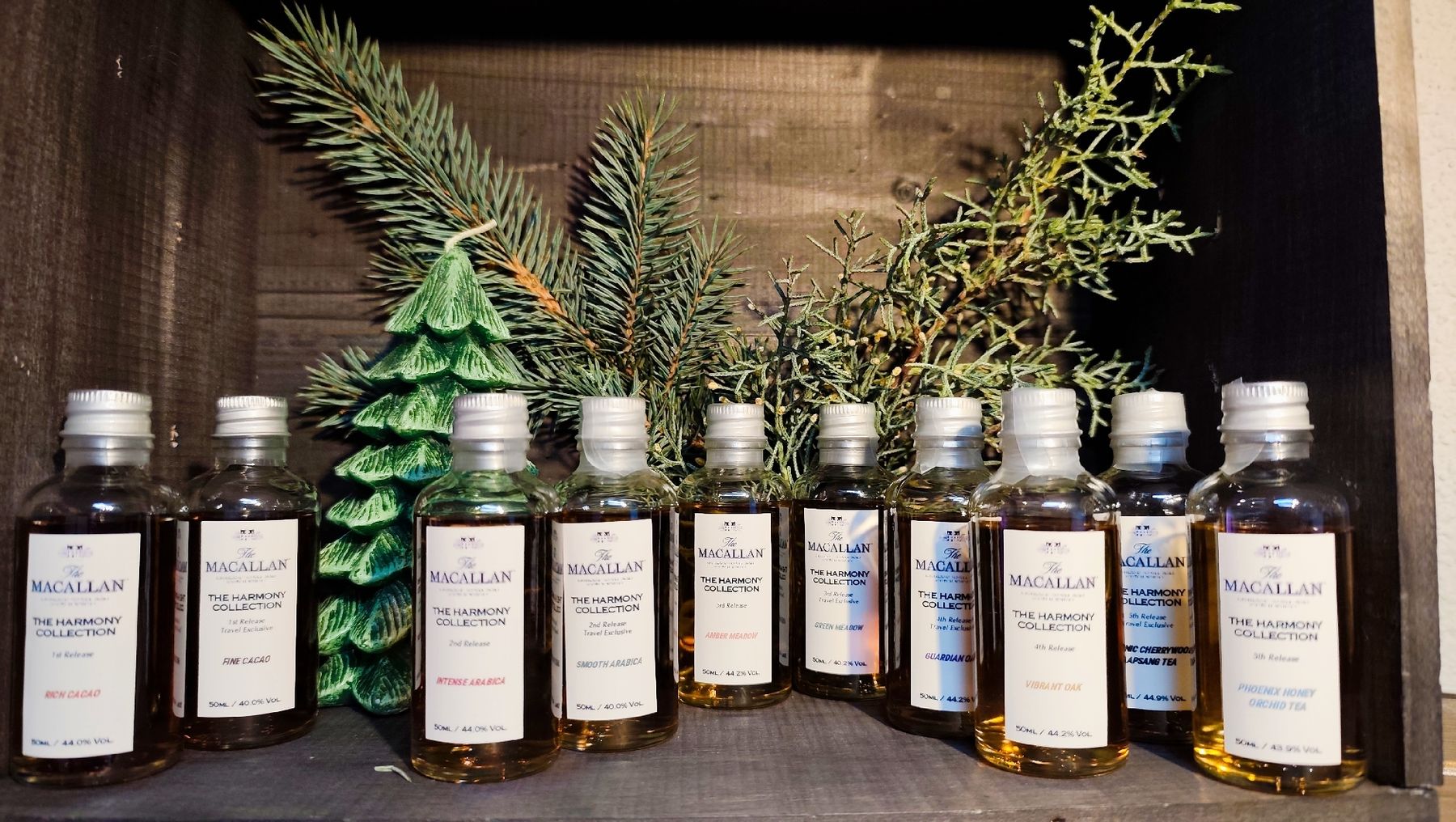 Macallan Spirituosen: Macallan Harmony - Sample Set komplett 10x 50ml Whisky – Neu (gemäss Beschreibung) aus Rothenthurm von Greenwin
