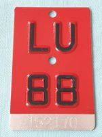 Velonummer LU 88