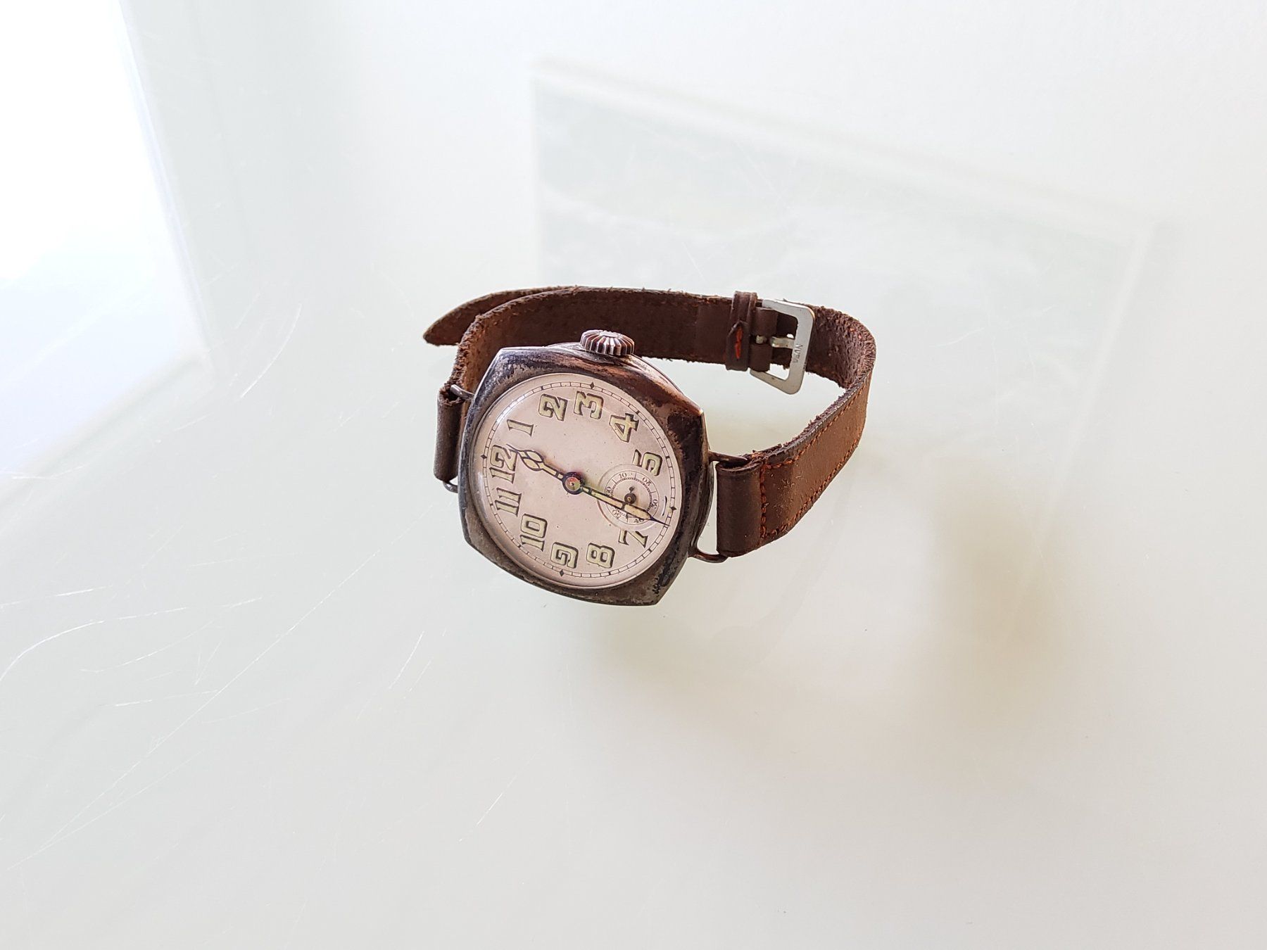 Orologi: Montre bracelet mécanique en argent 900 – Difettoso da Malleray venduto da Broc-Mo