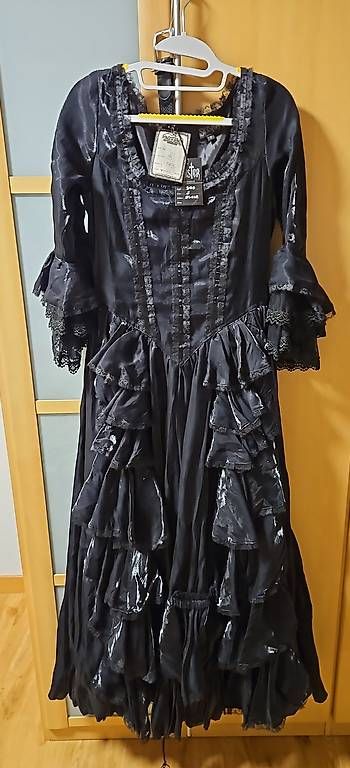Vestiti: Kleid Metal Goth Schwarz Spitze – Usato da Reinach AG venduto da des_des
