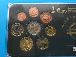 Euro Gedenkmünzensatz Österreich 2005 ( Staatsvertrag)