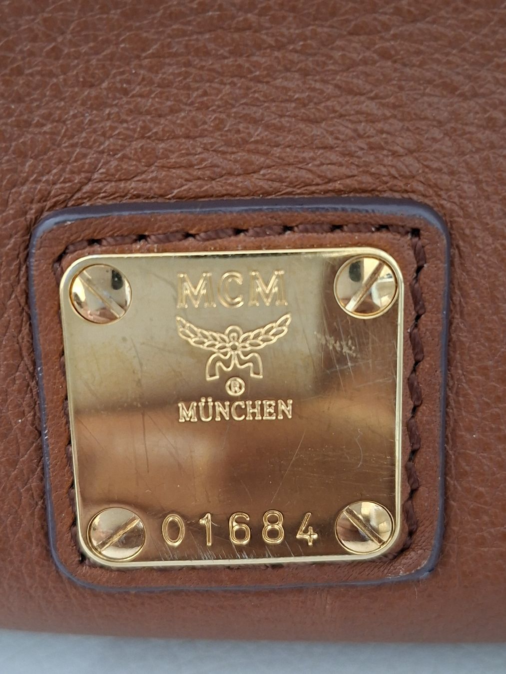 Mcm Borse da donna: Sac MCM Cognac en cuir véritable, – Usato da Renens VD venduto da ser_j2fn 1