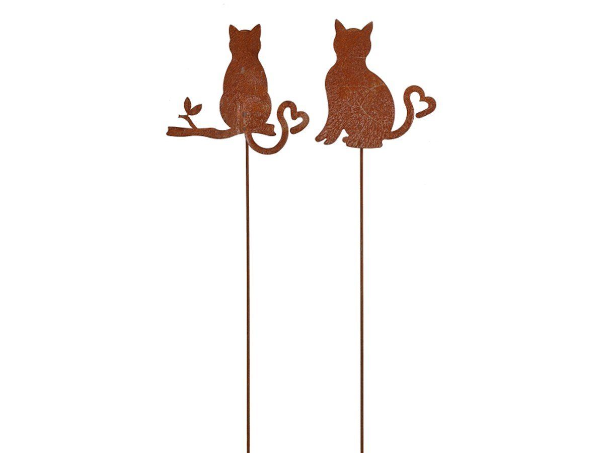 Tutte le decorazioni: Katzenset mit Herzen 120cm – Nuovo e nell'imballaggio originale da Matzendorf venduto da Gartendeko-Shop 2