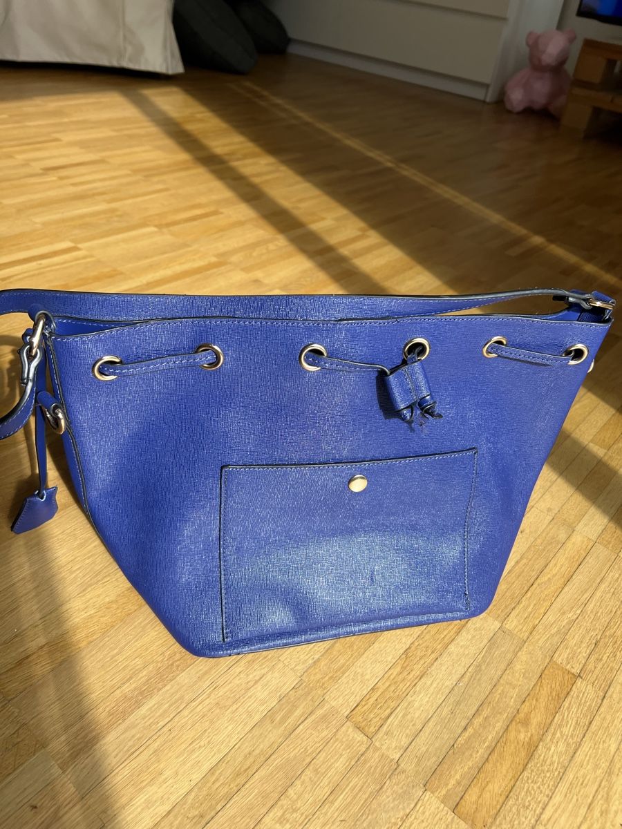 Borse: Königsblaue Beuteltasche – Usato da St. Gallen venduto da Mokki2014 7