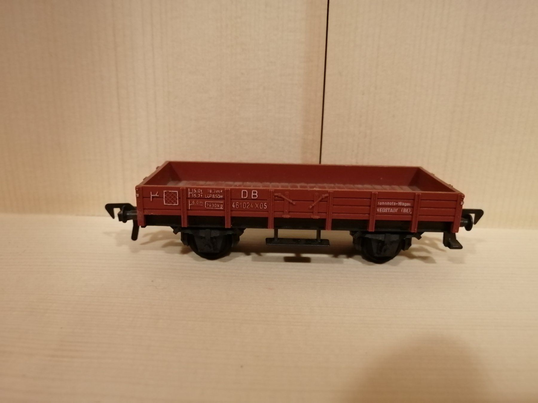 Fleischmann Modelleisenbahnen: Fleischmann HO DC : DB wagon plat à 2 essieux – Gebraucht aus Buttes von Cafe2005 3