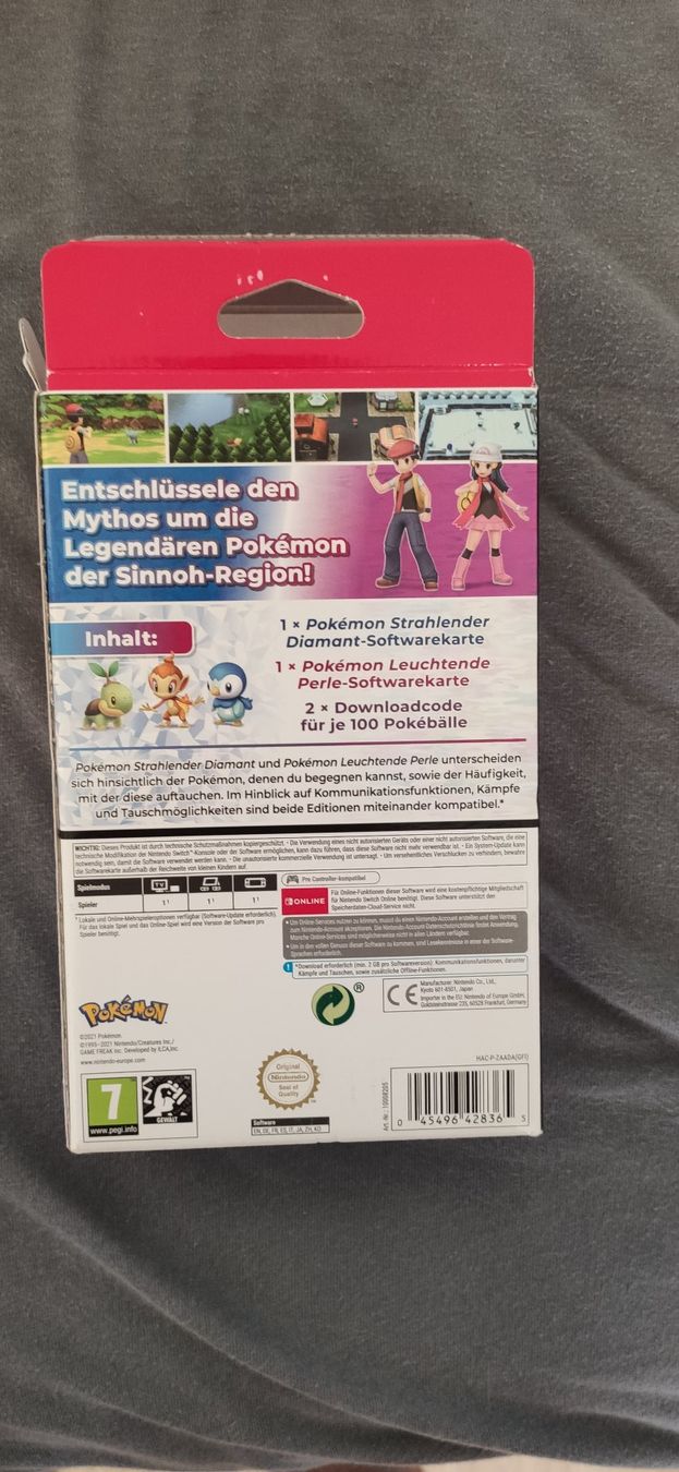 Giochi: Pokémon Strahlender Diamant & Leuchtende Perle Doppelpack – Usato da St.Gallen venduto da Wdragon 1