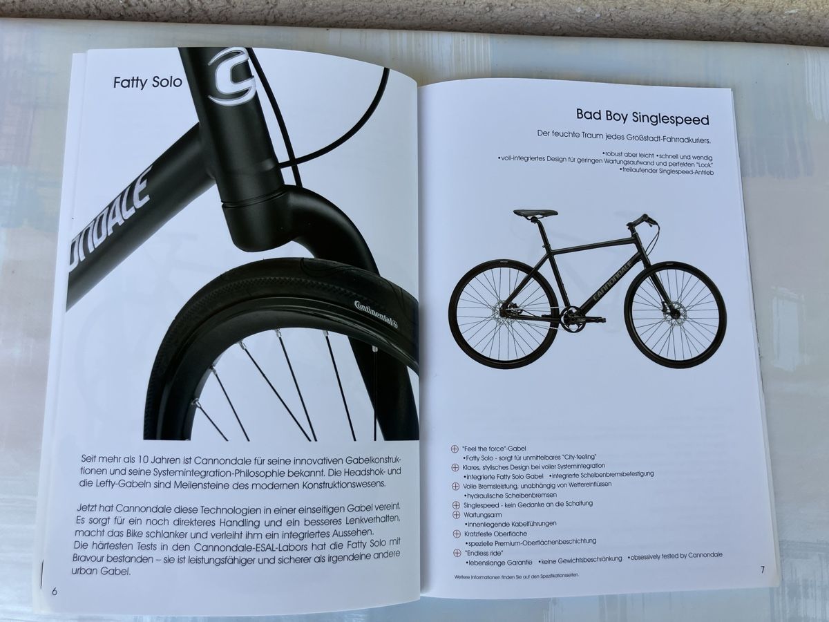 Cannondale Ersatzteile: Cannondale Urban Line Katalog Prospekt 2008 – Gebraucht aus Trimbach von cendira 9