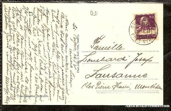 Cartoline postali: St. Cergue - im Winter + 1931 – Usato da Emmenbrücke venduto da teestube 1