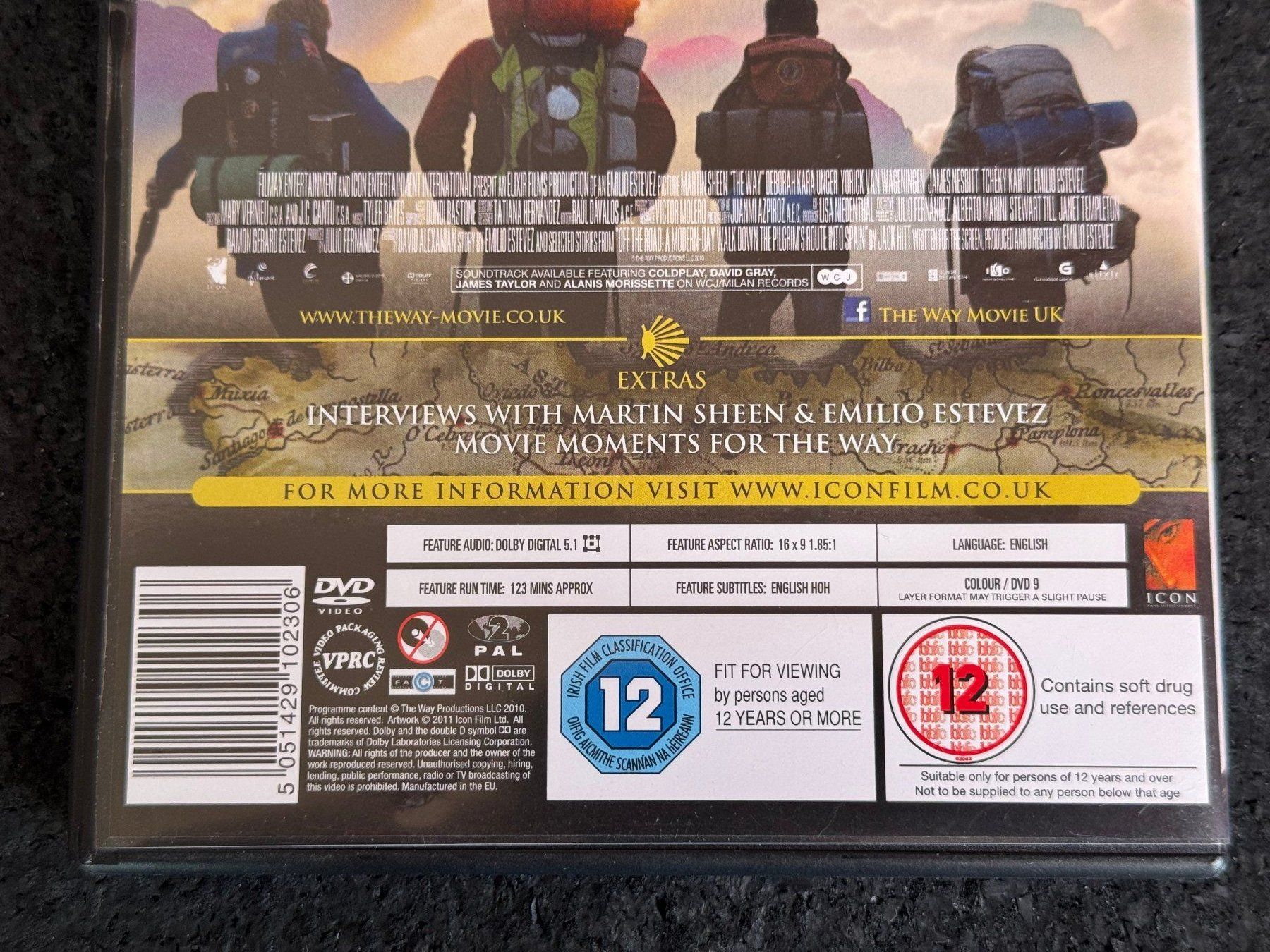 Alle DVDs: THE WAY DVD EN Martin Sheen – Gebraucht aus Fribourg von tschjoly 3