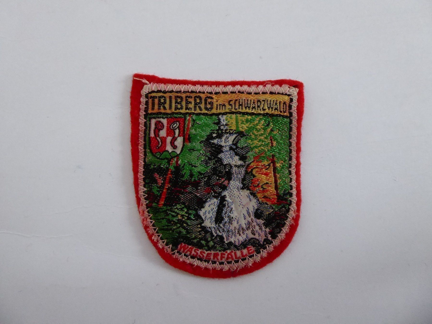 Patches: Stoff Abzeichen Triberg im Schwarzwald, Wasserfälle – Gebraucht aus Turbenthal von Panau