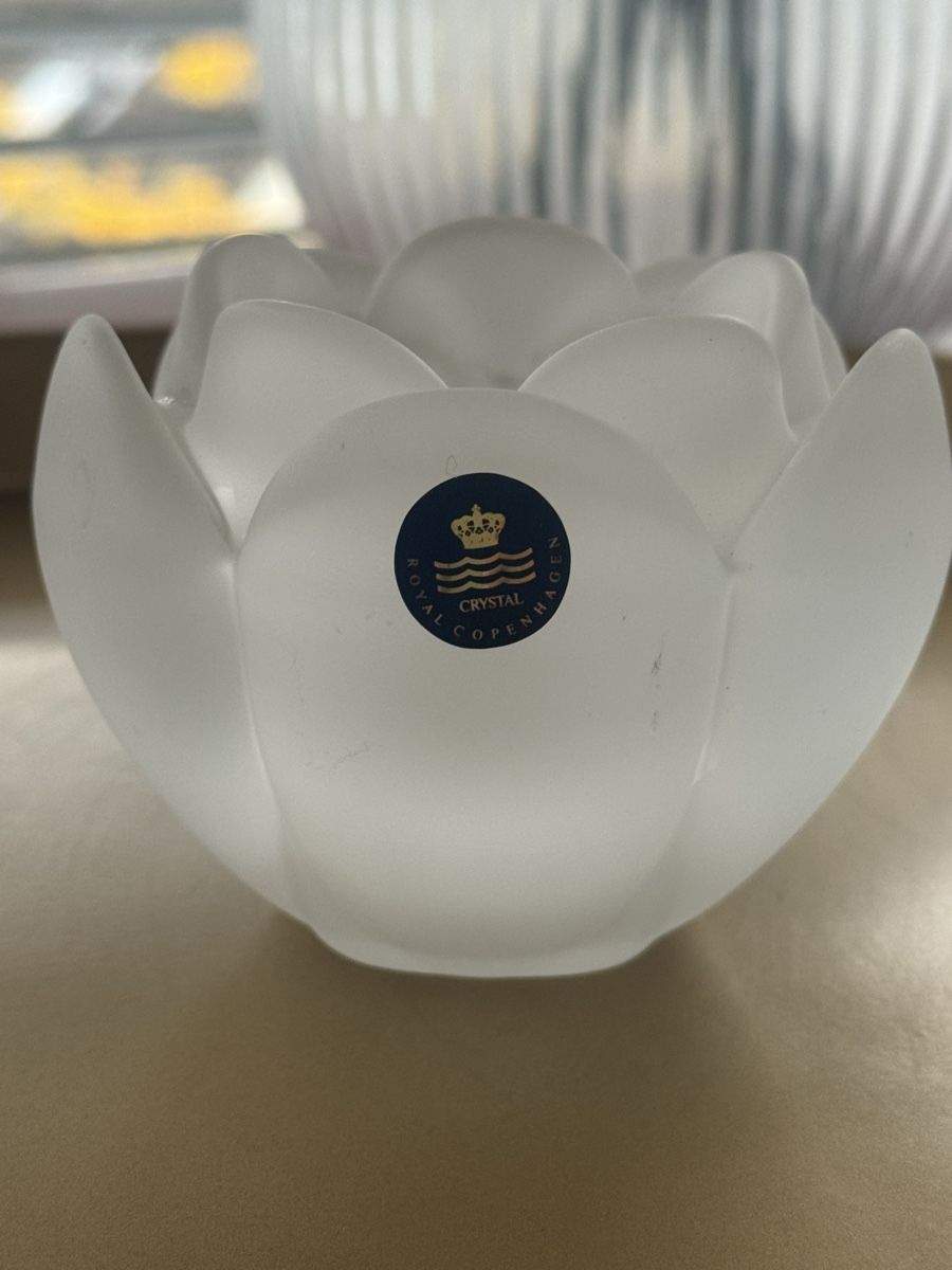 Royal Copenhagen Portacandele: Royal Copenhagen Kerzenhalter – Usato da Lachen SZ venduto da artbyblondangel