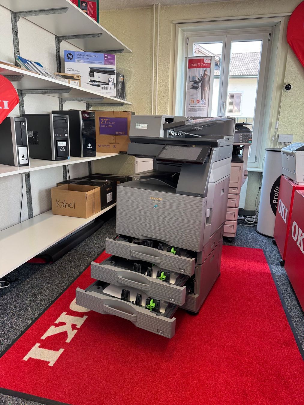 Sharp Drucker: Digitales A3-Farb-Multifunktionsdrucker, Sharp BP55C26CH – Gebraucht aus Rüti ZH von Sharp-Aries 1
