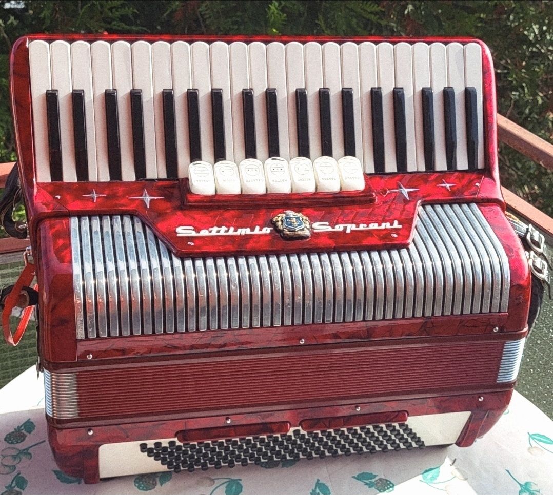 Strumenti musicali: Accordéon Settimio Soprani  4 voix – Usato da Penthalaz venduto da EvandroLuz