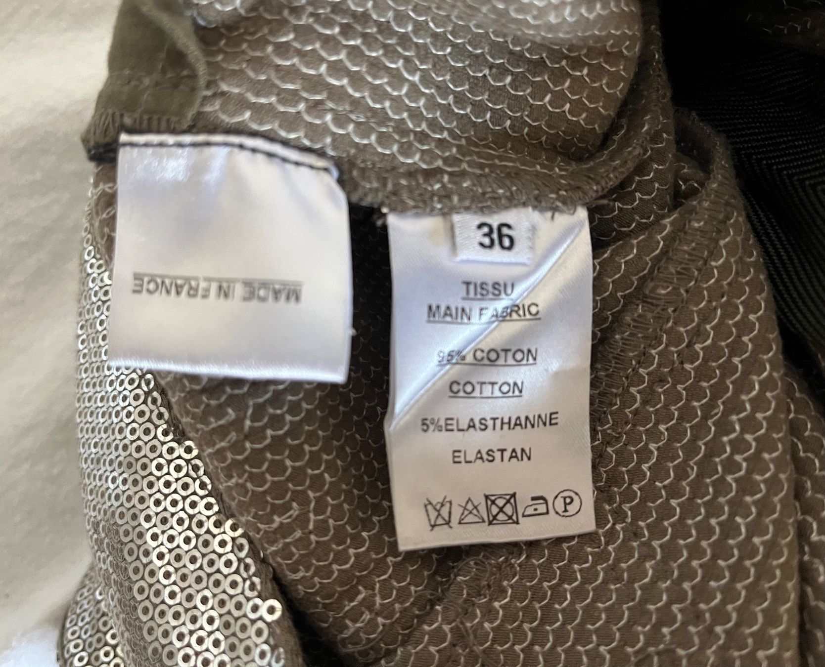 Balmain Pantaloni: Balmain, pantalon sequins, 36 – Nuovo (secondo la descrizione) da Genève venduto da dachaw 3
