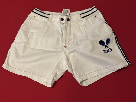 Dolce&Gabbana shorts tennis bianco, taglia 50, come nuovo.