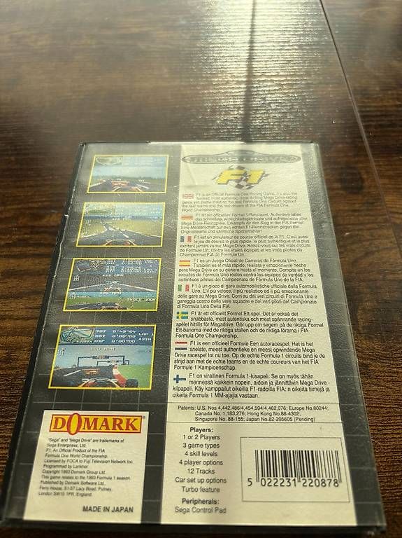 Sega Giochi: F1 - Sega Mega Drive – Usato da La Tour-de-Peilz venduto da johnowen9 2