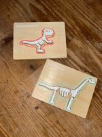 Dino-Skelett-Puzzle - neuwertig