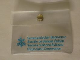 Schweizerischer Bankverein Plastik Portemonnaie Sammlerstück