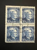 PJ Viererblock 1932 J64  gestempelt (B74)