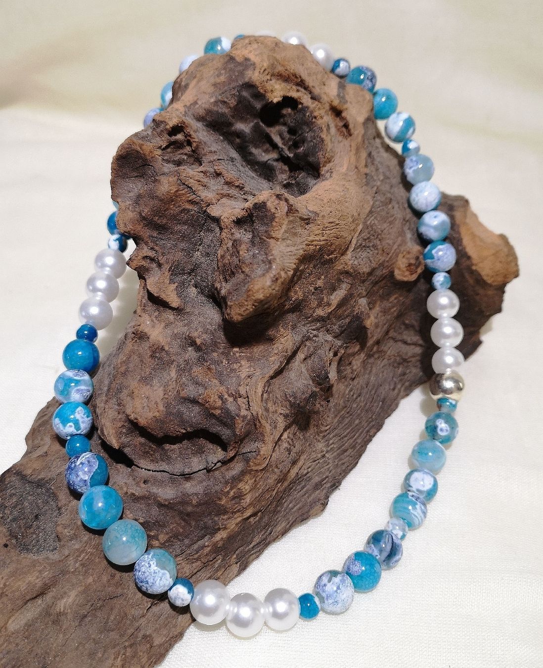 Catenine: Drachen Achat-Perlen-K. - Spendenaktion – Nuovo (secondo la descrizione) da Unterkulm venduto da Nachtigall 5