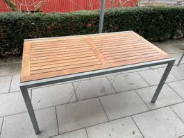 Quadro Teak Tisch von Mazuvo 160x80cm
