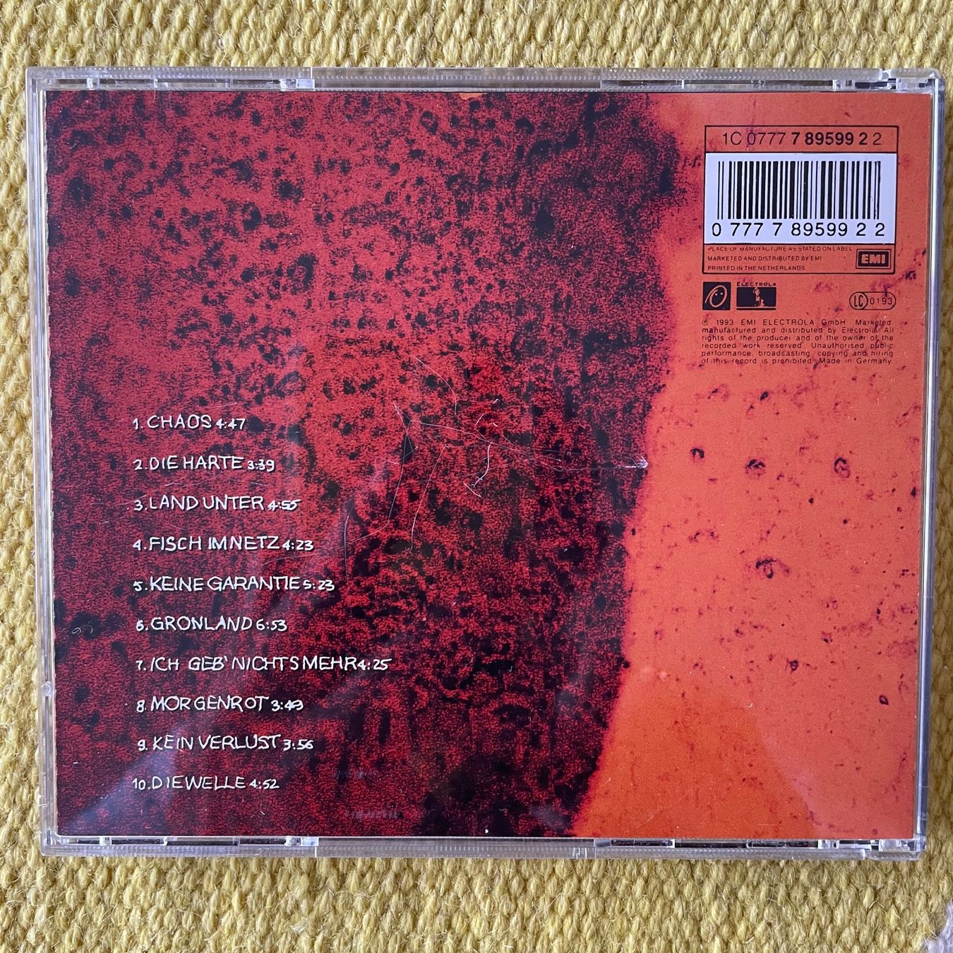 CD: GRÖNEMEYER-CHAOS – Usato da Rorschacherberg venduto da CD-Roli 1